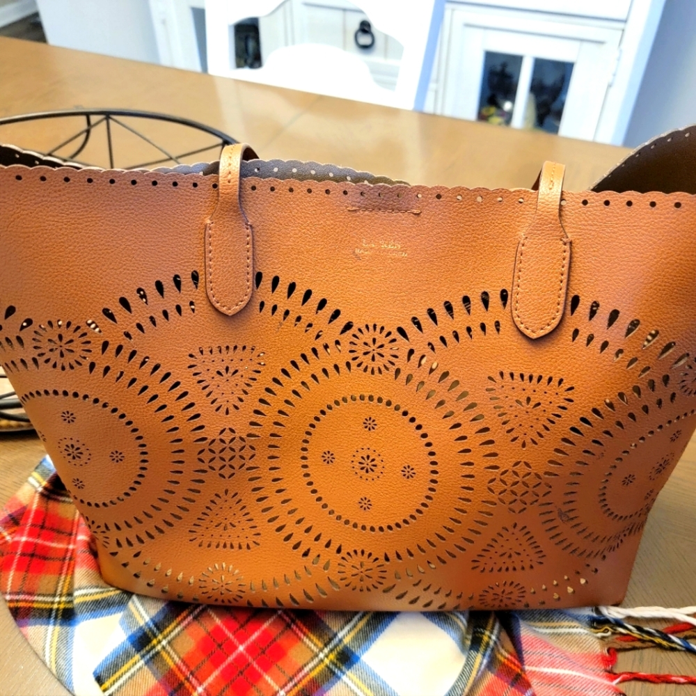 Ralph Lauren laser cut tote bag